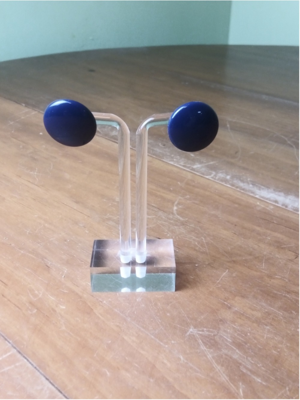 Unbranded Blue Stud Earrings One Size